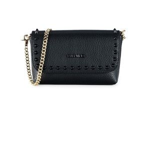 Lilou Leather Studded Crossbody Bag